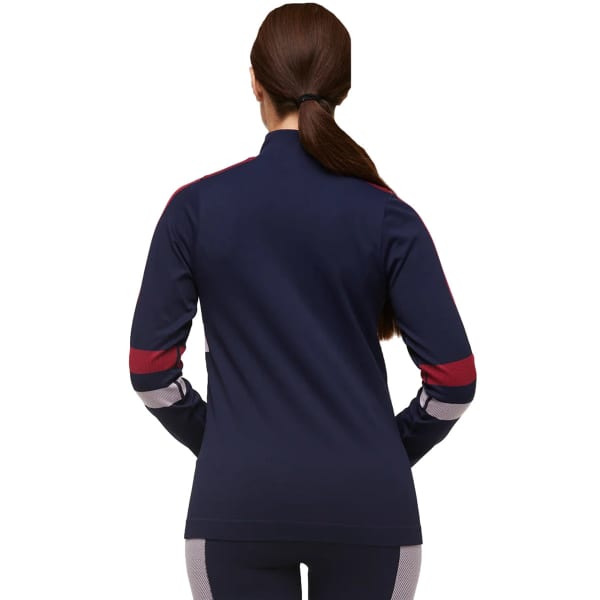 T-shirt thermique COTOPAXI DEBAJO SEAMLESS BASELAYER QUARTER-ZIP INK STRIPES