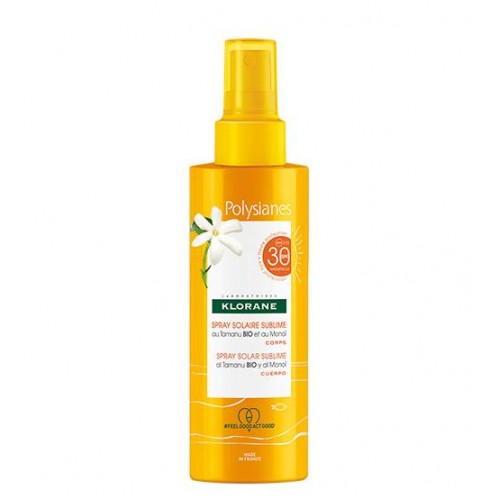 Klorane Tamanu BIO e Monoï Spray Solar SPF 30 corpo 200ml