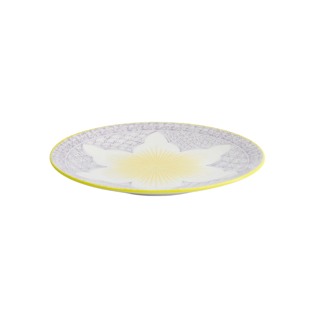 Tokyo Design Studio  Lily Flower tallerken, lilla - Ø20 cm.