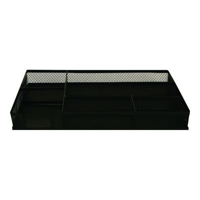 Clementina Frog - Plateau organisateur de bureau en métal - noir