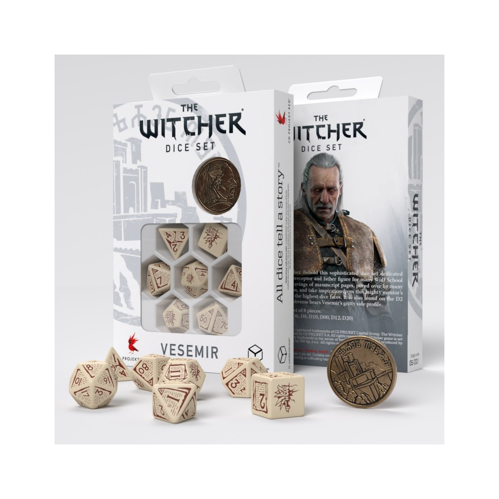 The Witcher Dice Set - Vesemir - The Old Wolf