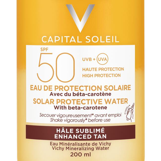 Vichy Capital Soleil Zonbeschermend Water Bruine Teint SPF50 200 ML