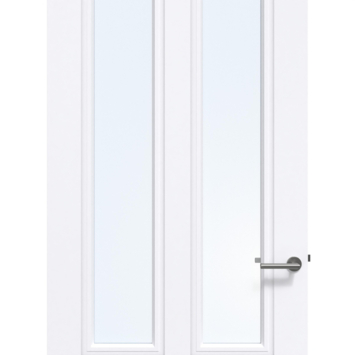 Arne & Bodil binnendeur ABT321 blank glas - extra wit afgelakt