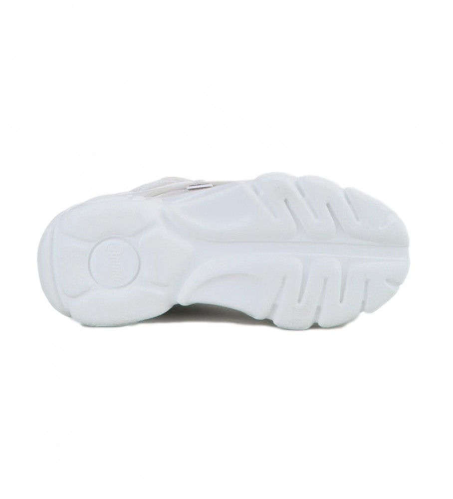 Buffalo Zapatillas CLD Chai Street baixo branco, bege -Altura plataforma: 5cm-