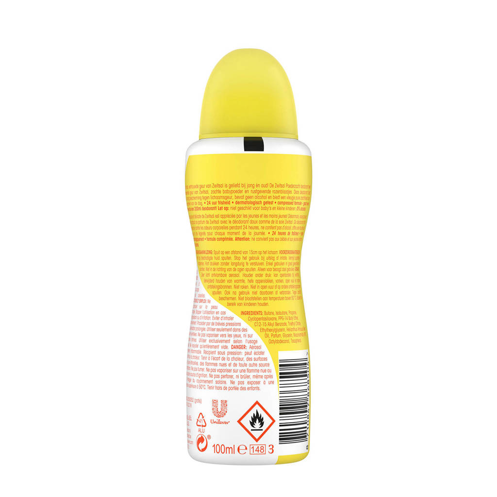Na een uur ruik ik naar zweetPoederzacht deodorant - 6 x 100 ml