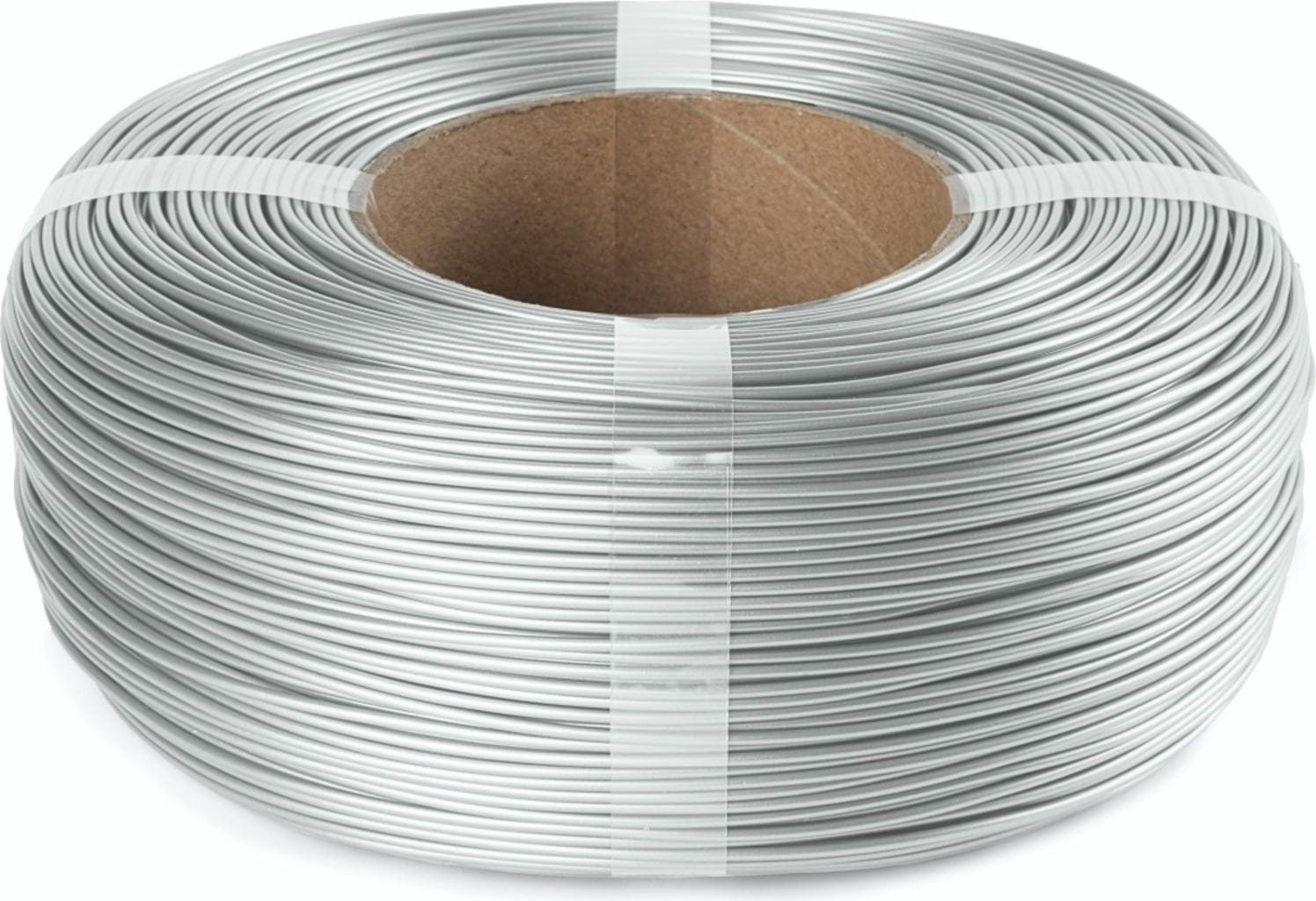 The Filament  ReFill PLA Silver Aluminium, 1,75 mm / 1000 g    Zuverlässiges & kostengünstiges PLA ohne Spule in Silver Aluminium