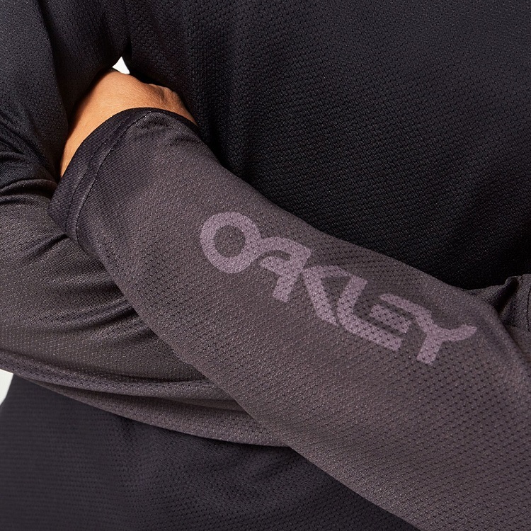Oakley Factory Pilot II MTB Fietsshirt Lange Mouwen Zwart Dames