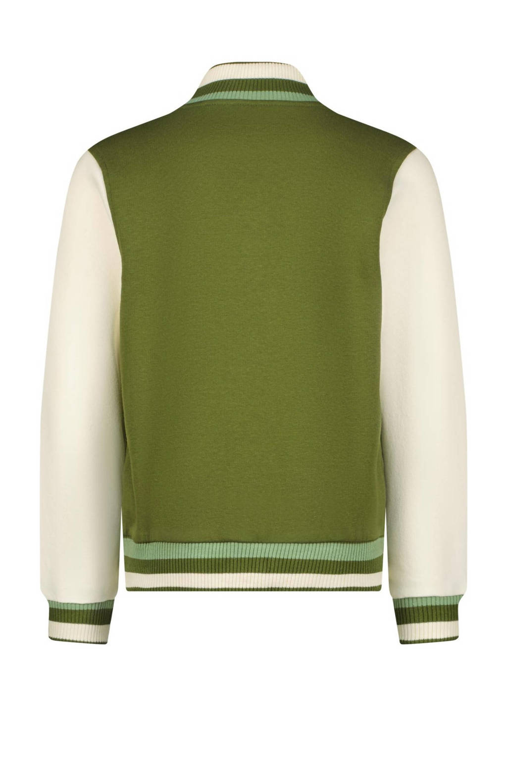 Raizzed baseballvest Quirine armygroen/offwhite