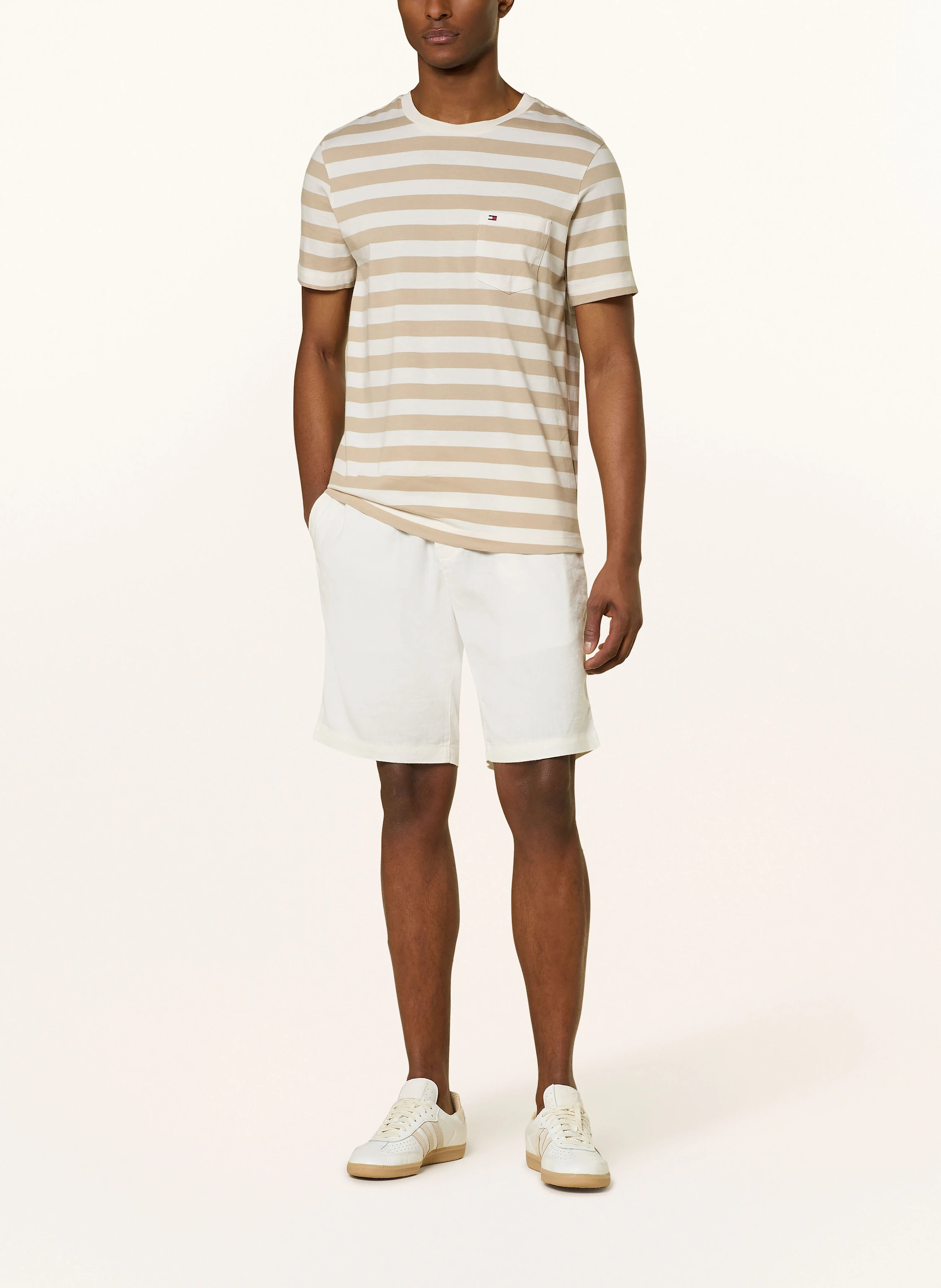 TOMMY HILFIGER Leinenshorts HARLEM Relaxed Tapered Fit