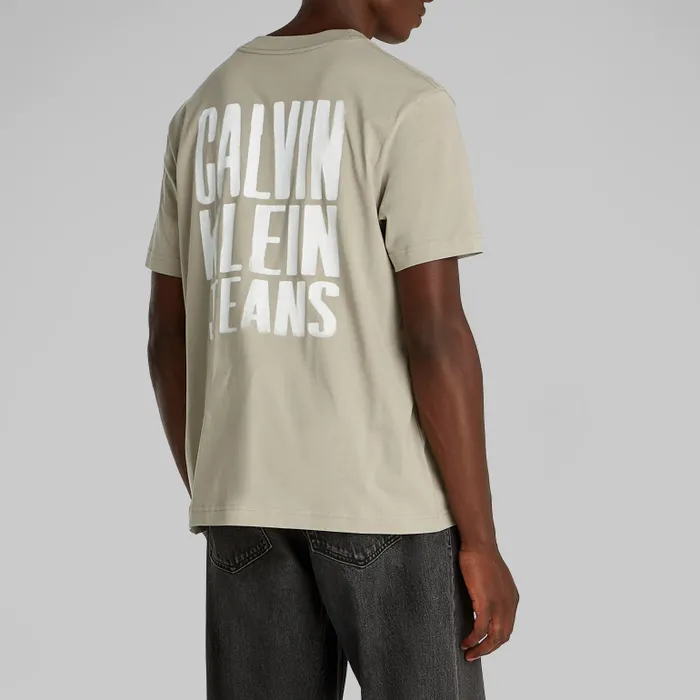 Calvin Klein Painted Backlogo Shirt Heren