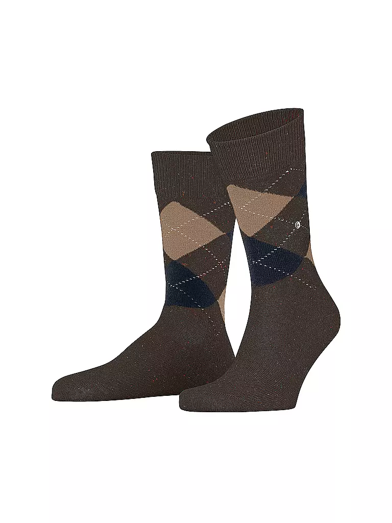 BURLINGTON Herren Socken DUNDEE 40-46 buckeye mel braun