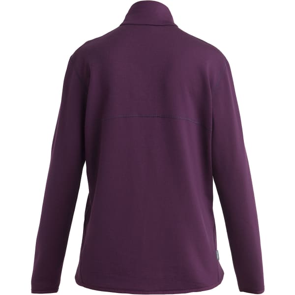 Veste polaire randonnée ICEBREAKER W MER 560 REALFLEECE ELEMENTAL II LS Z NIGHTSHADE