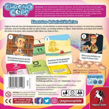 Pegasus Spiele ChronoCops – Einsteins Relativitätskrise