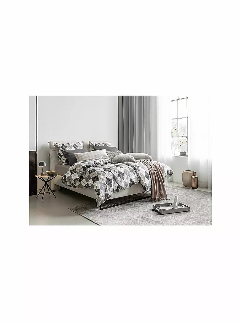 JOOP Flanell Bettwäsche 70x90cm/140x200cm SOFT PATTERN Sand beige