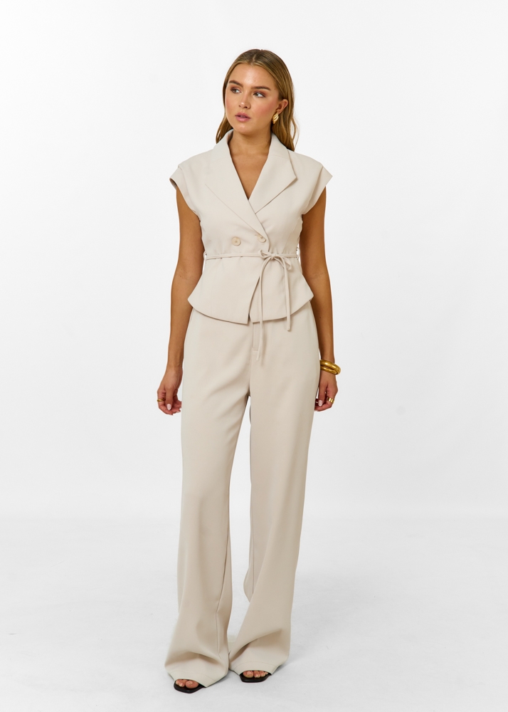 Audrey gilet beige