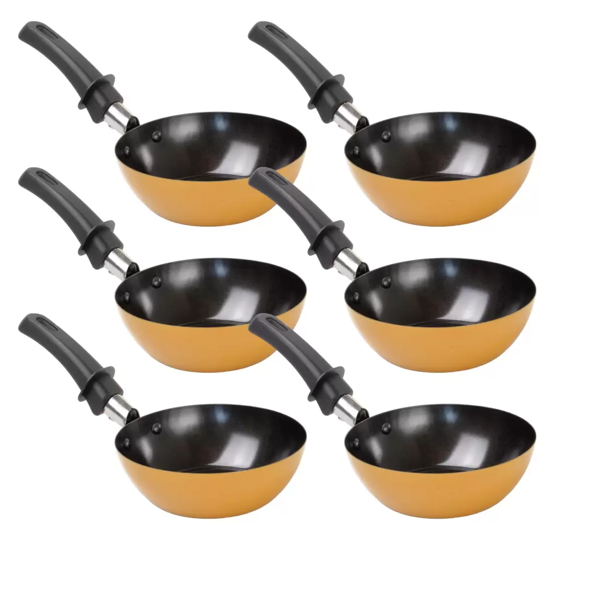 Wok Domo Wok Pfännchen 6er Set,