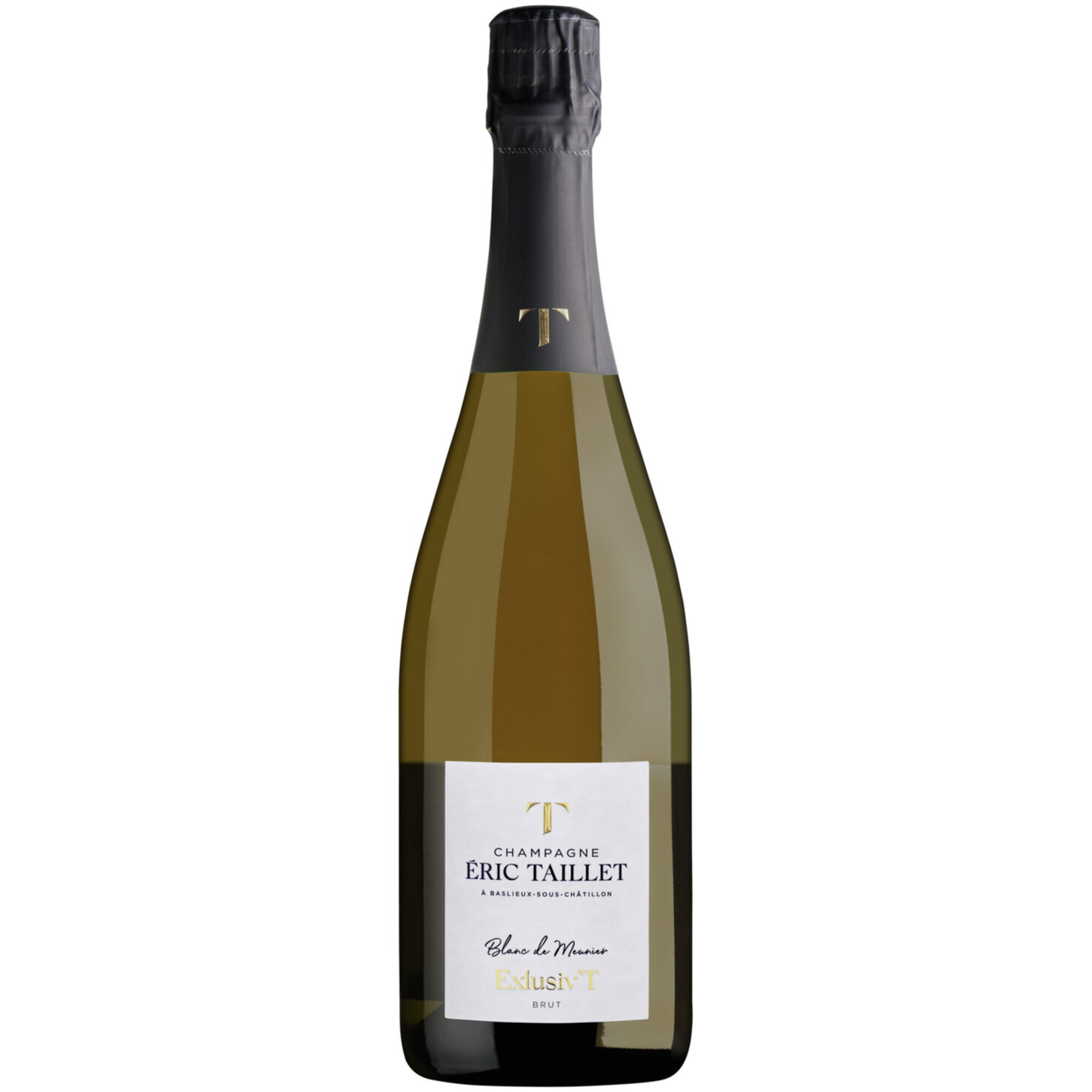 Champagne AOC T Blanc de Meunier Éric Taillet, brut exklusiv -75cl