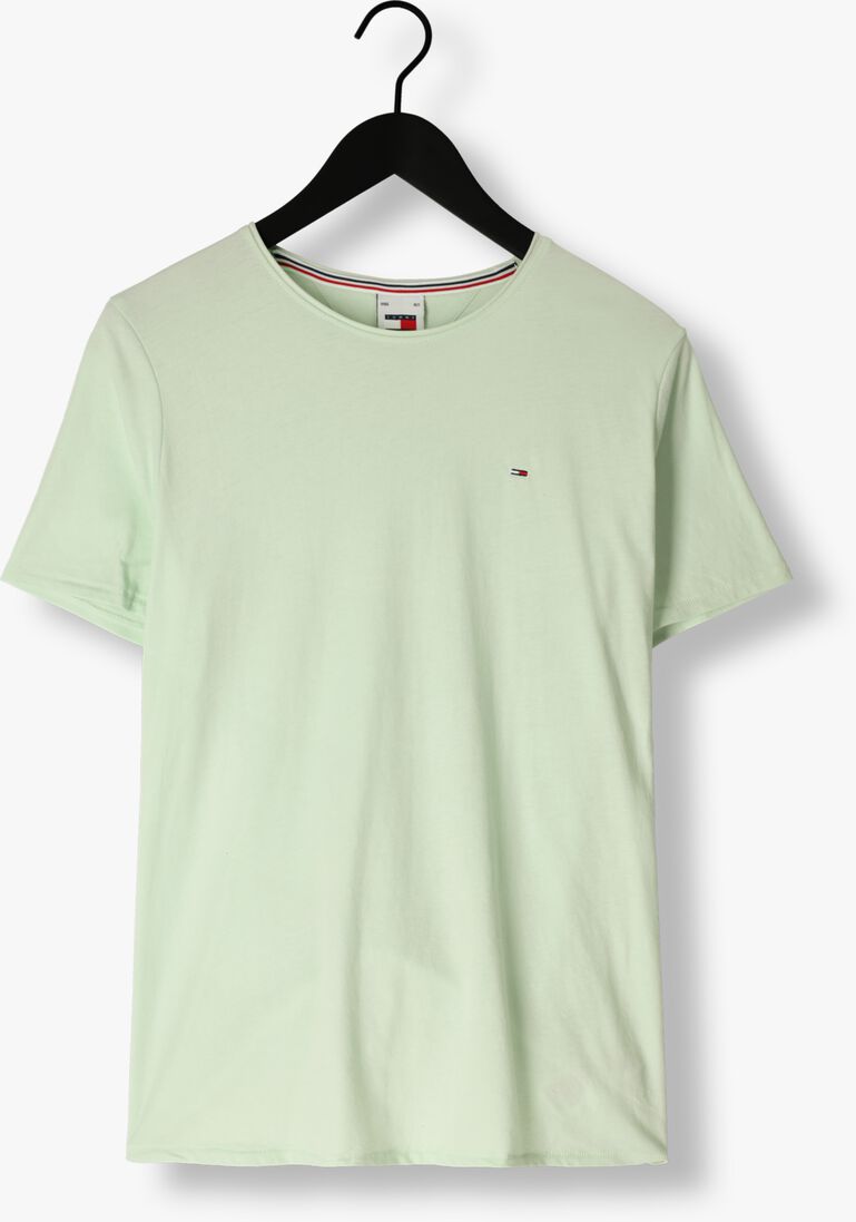 TOMMY JEANS groene tommy jeans t-shirt tjm xslim jaspe c neck