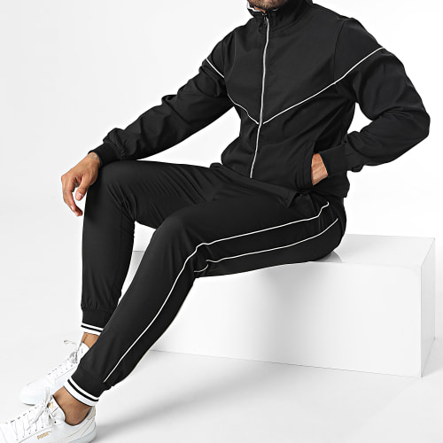 Ensemble Veste Zippée Et Pantalon Jogging XP153 Noir