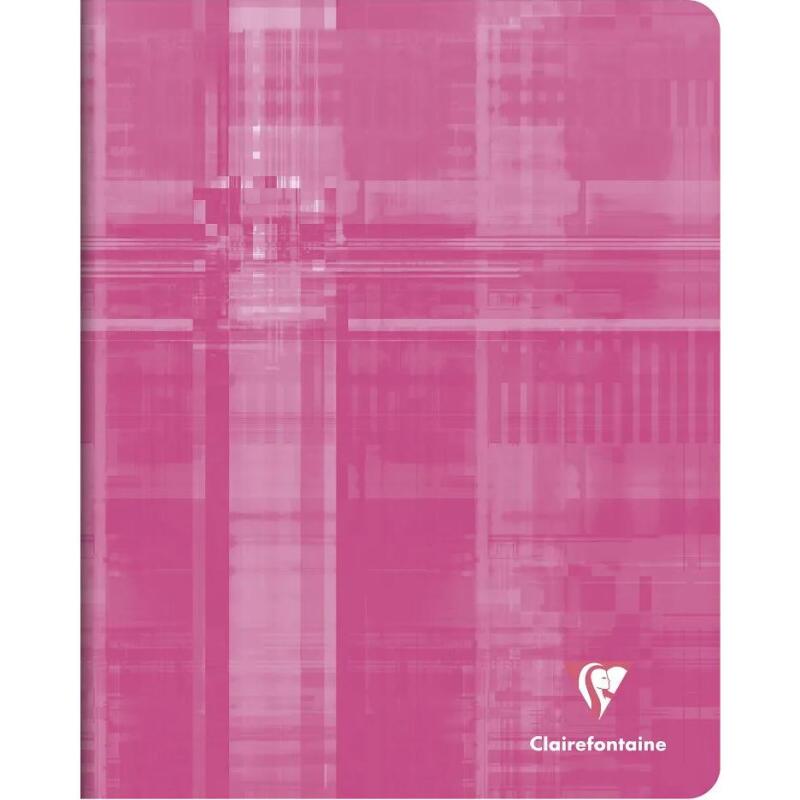 Cahier piqué 17x22cm 48 pages petits carreaux Couleur aléatoire - Assortis