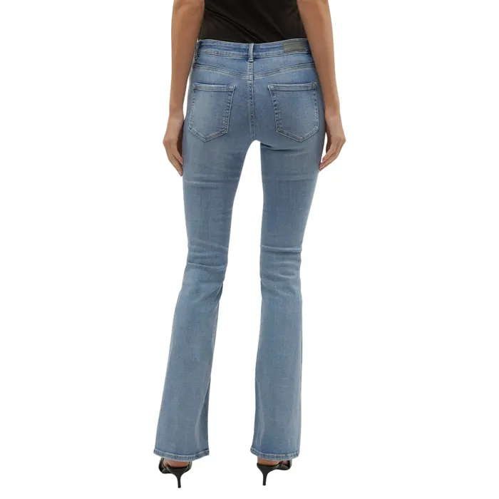 Vero Moda Flash Mid Rise Flared Jeans Dames