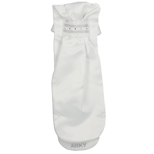 Plastron ANKY Refined Wit-zilver