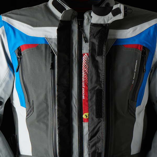 Furygan - Veste Voyager 3C Gris Clair / Anthracite / Bleu