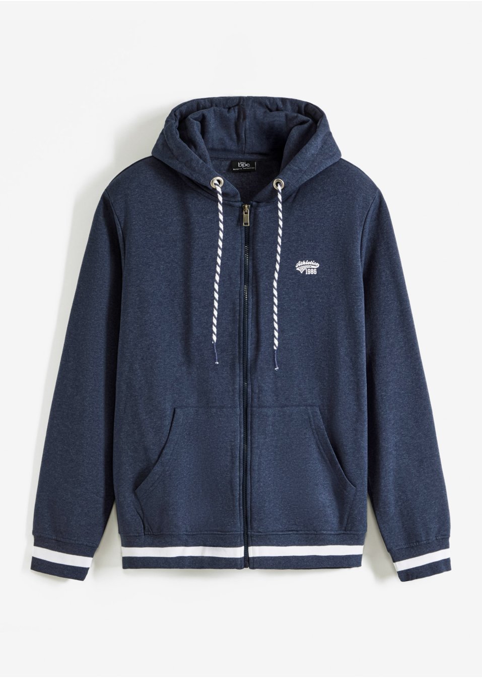 Gilet sweat à capuche coupe confort