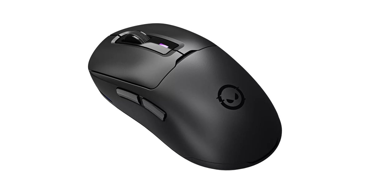 LORGARMSA10W gaming muis  (Zwart, 100 - 12000 dpi, RGB, Lightweight)