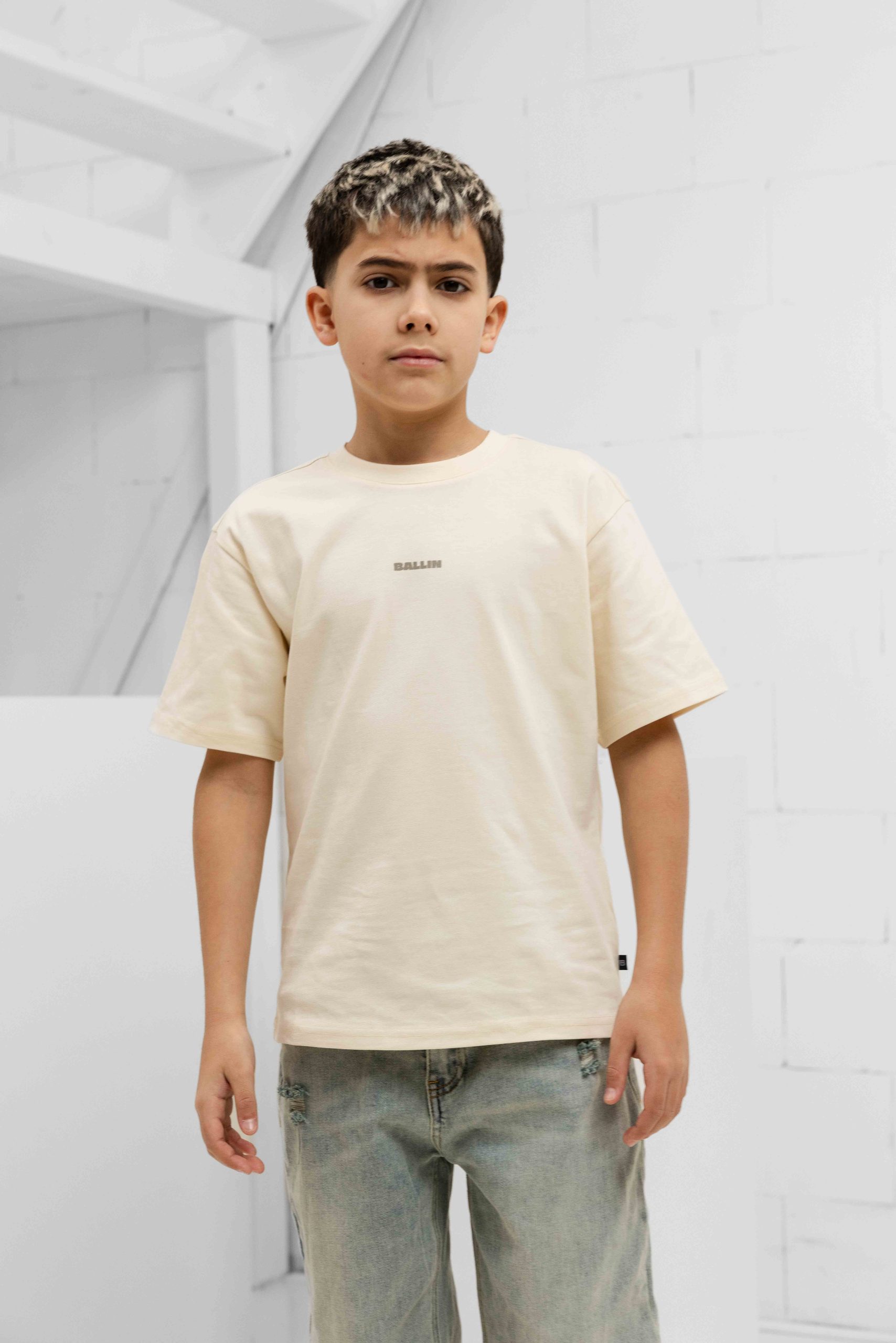 Ballin Amsterdam Sunshine T-Shirt Kids Beige