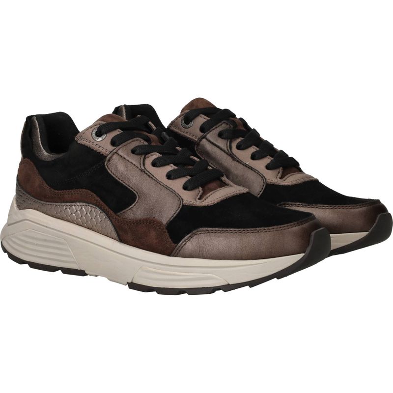 Xsensible Golden Gate Stretchwalker GX Sneakers Bruin Dames