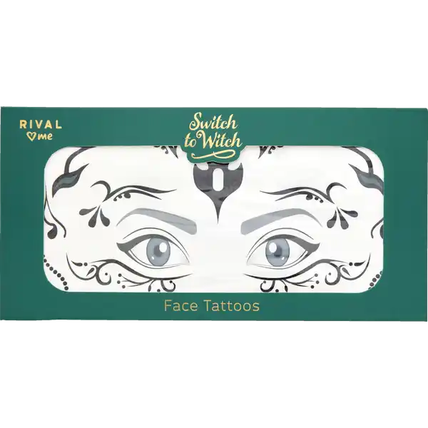 Switch to Witch Face Tattoos