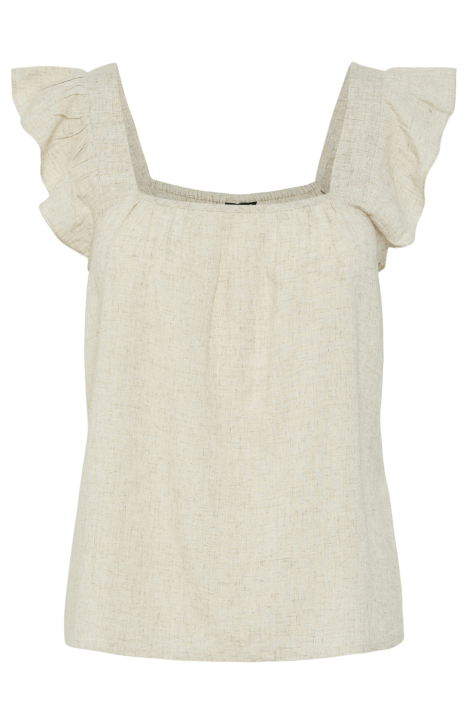 Pieces beige dames top