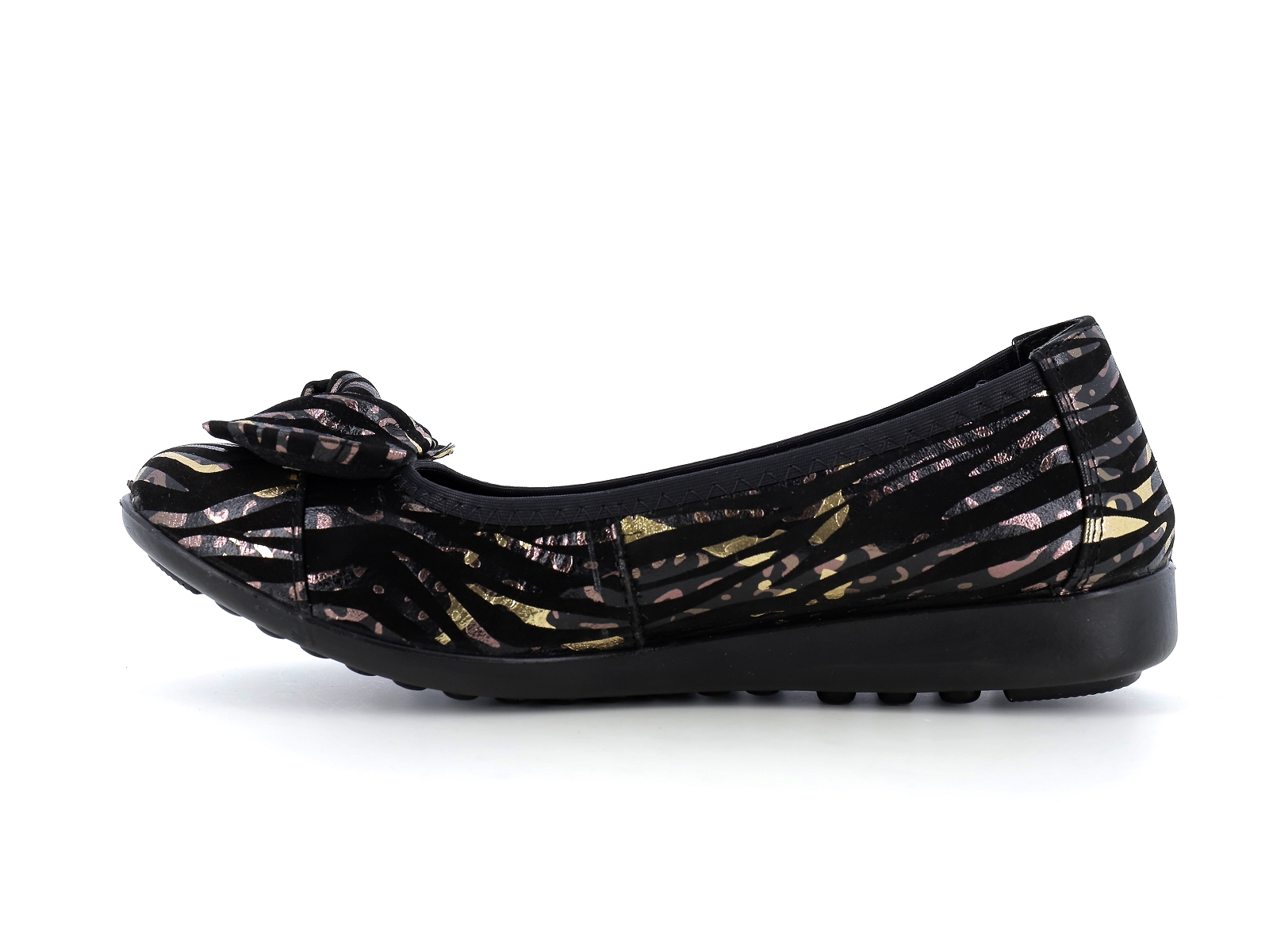 Inea-ECLAT Cuir Noir Or