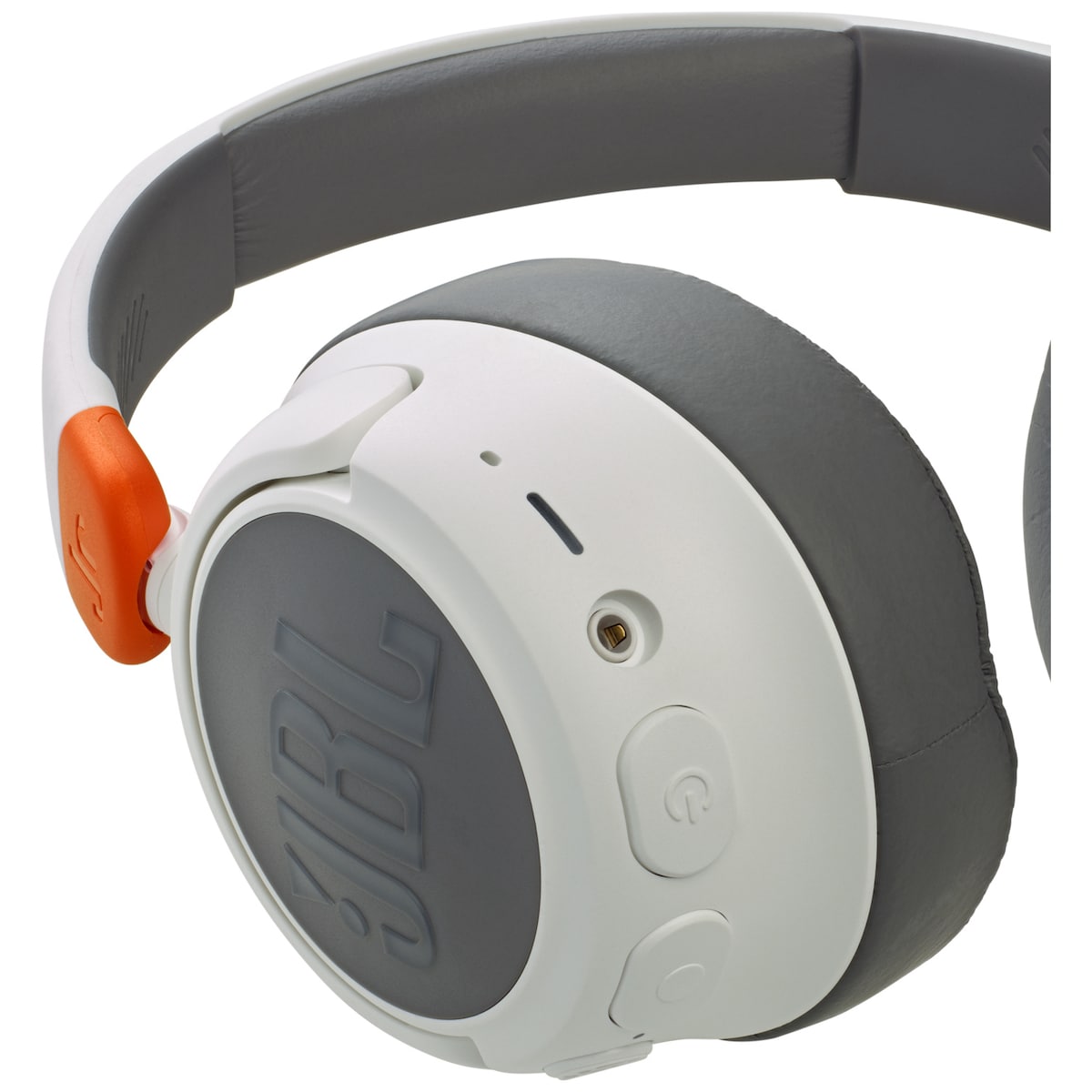 JBL Jr460NC trådløse on-ear hodetelefoner (hvit)