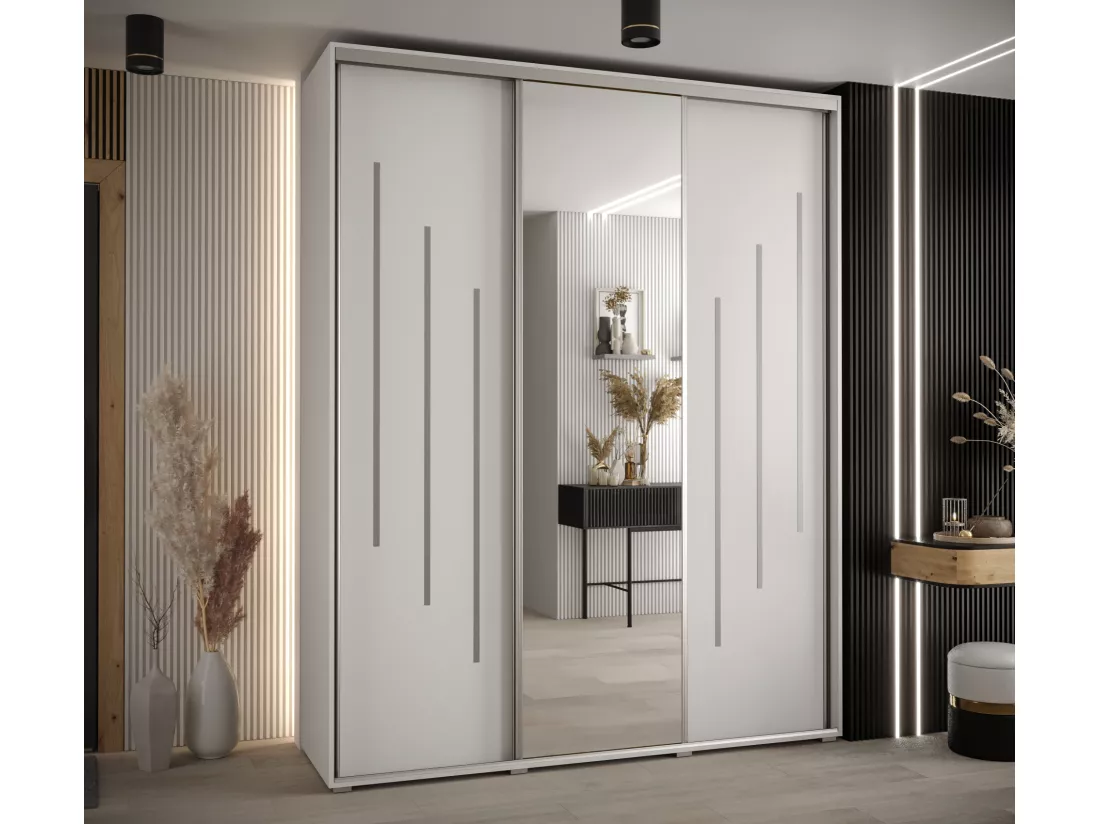 ARMOIRE DAVOS 9 À PORTES COULISSANTES 235,2/190/45 3 portes