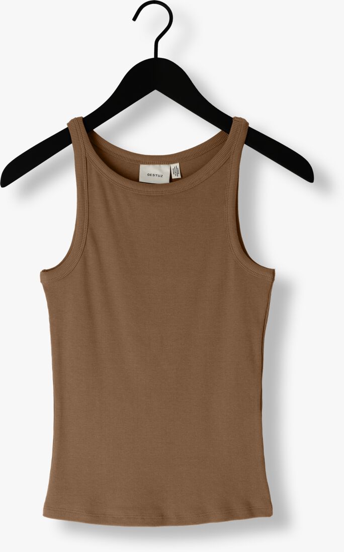GESTUZ taupe gestuz top drew top