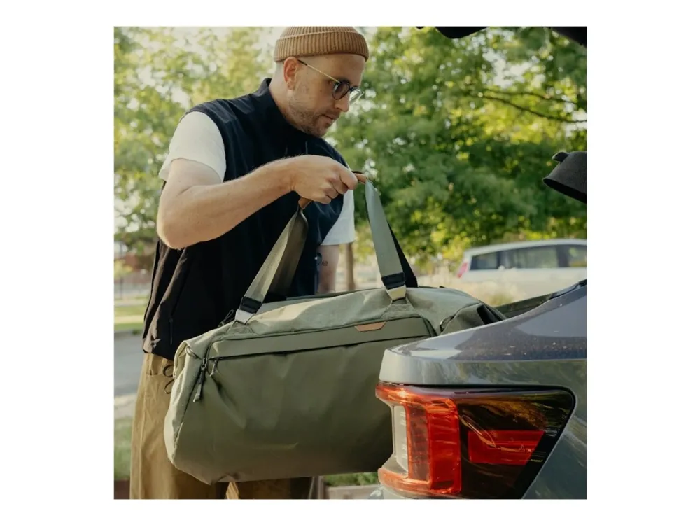 Peak Design Travel - Køjesæk - 80L - 600D nylon, ultrahøj molekulærvægt polyetylenstof, 900D bundforing - salvie