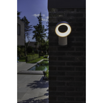 Lutec buitenlamp Meridian antraciet