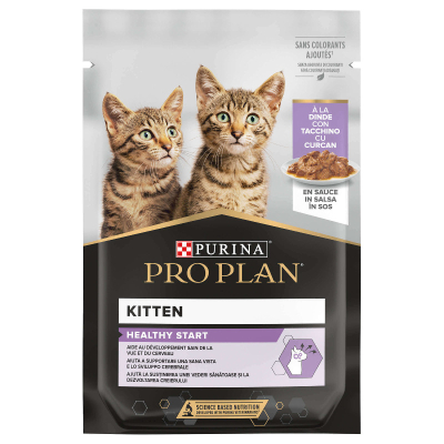 ProPlan Katzenfutter Kitten Healthy Start Truthahn in Sauce 26x85g