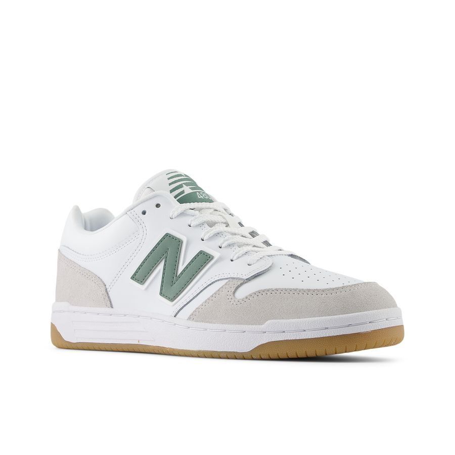 New Balance Chaussures 480 - Oyster White/Vert