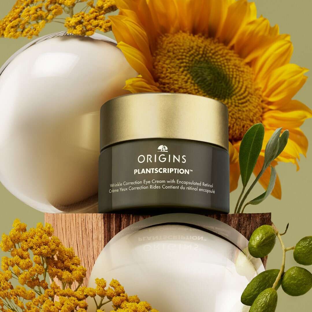 ORIGINS Plantscription Wrinkle Correction Eye Cream with Encapsulated Retinol - 15ml