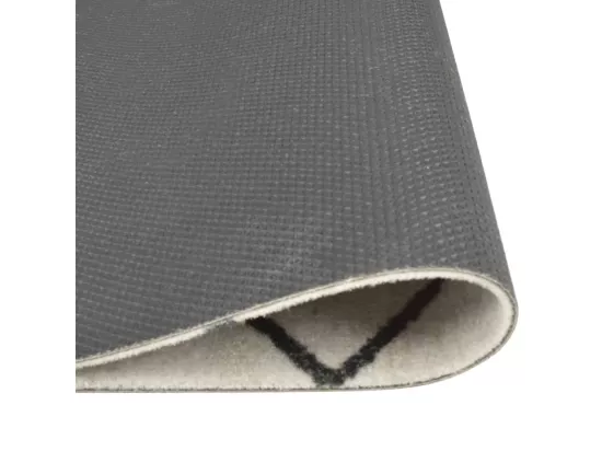 Tapis de cuisine lavable impression carrée 60x300 cm velours