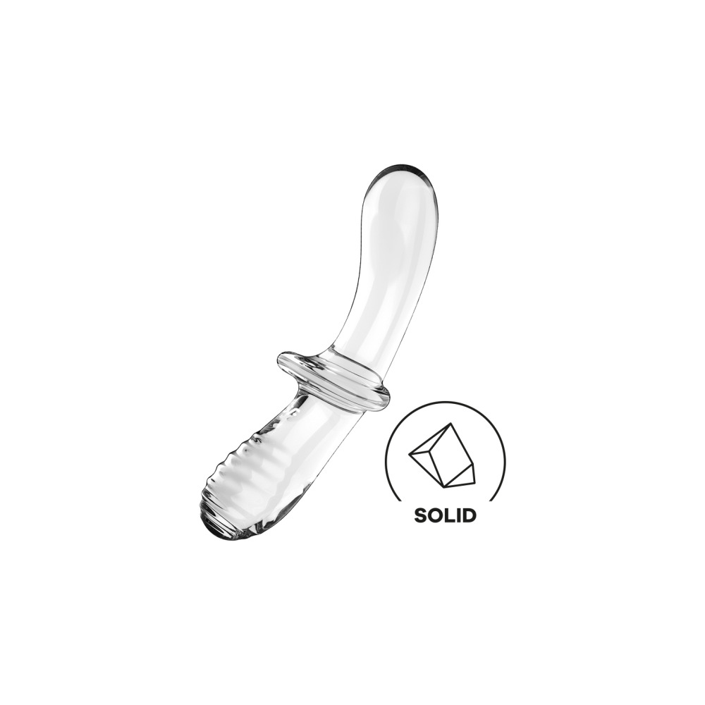 Satisfyer Double Crystal transparent glasdildo