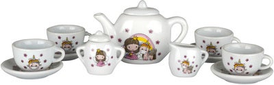 Barbo Toys Lillie & Ellie Teservise i Porselen 12 Brikker