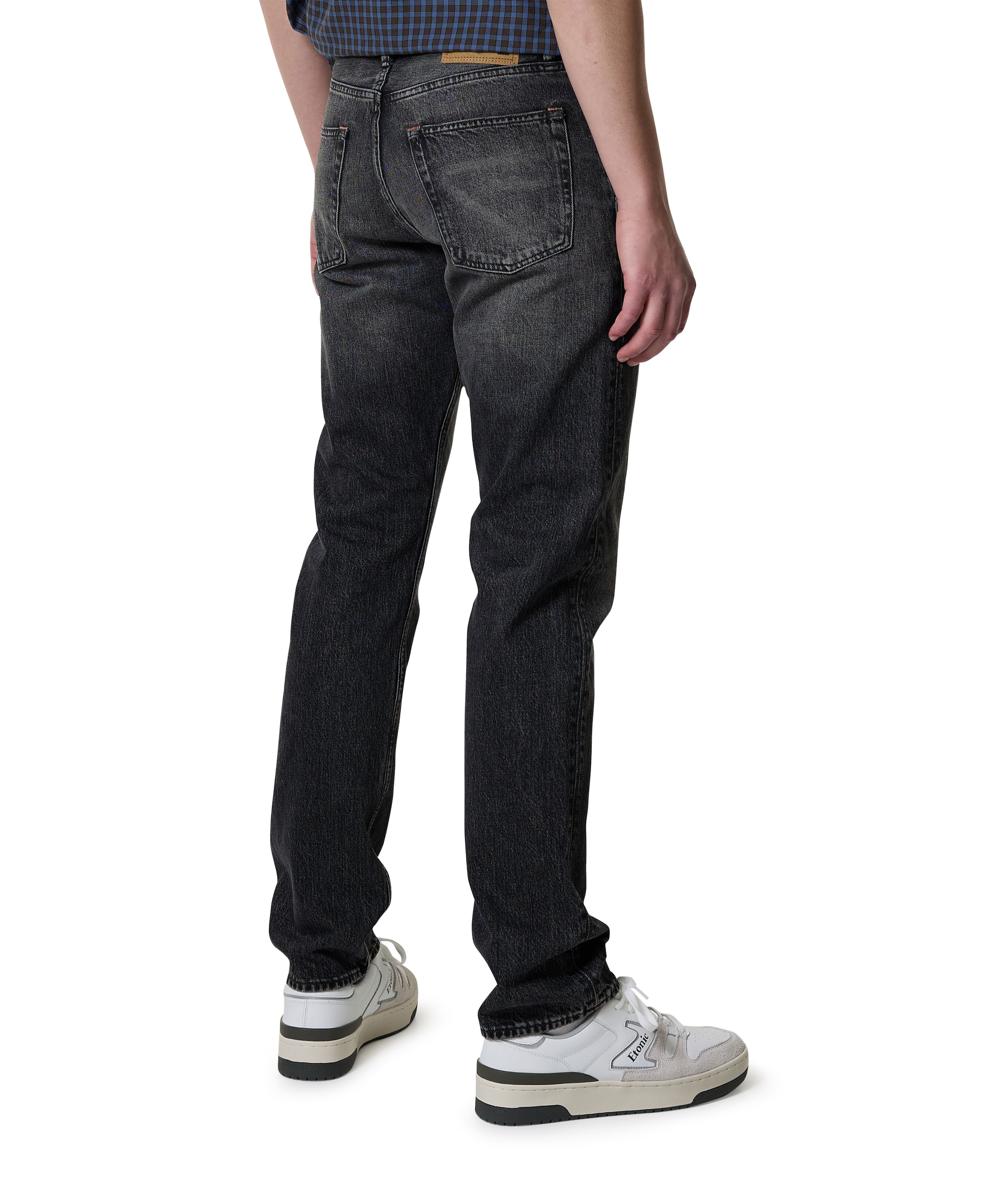 -1 Nordic Denim The One Jean - thunderstorm black clean heren jeans grijs