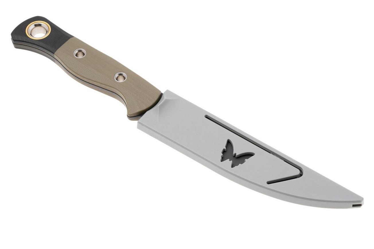 Benchmade Meatcrafter 4050BK-01 Black DLC CPM-154, OD Green G10 Black G10, jachtmes