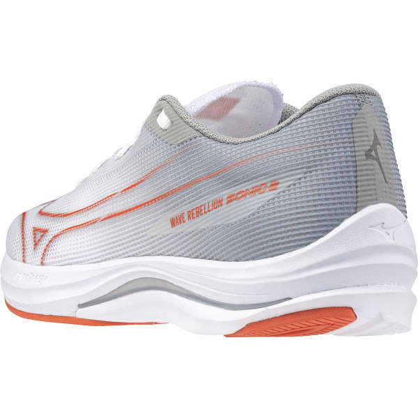 Chaussure running MIZUNO WAVE REBELLION SONIC 2 WHITE/HOT CORAL/HARBOR MIST