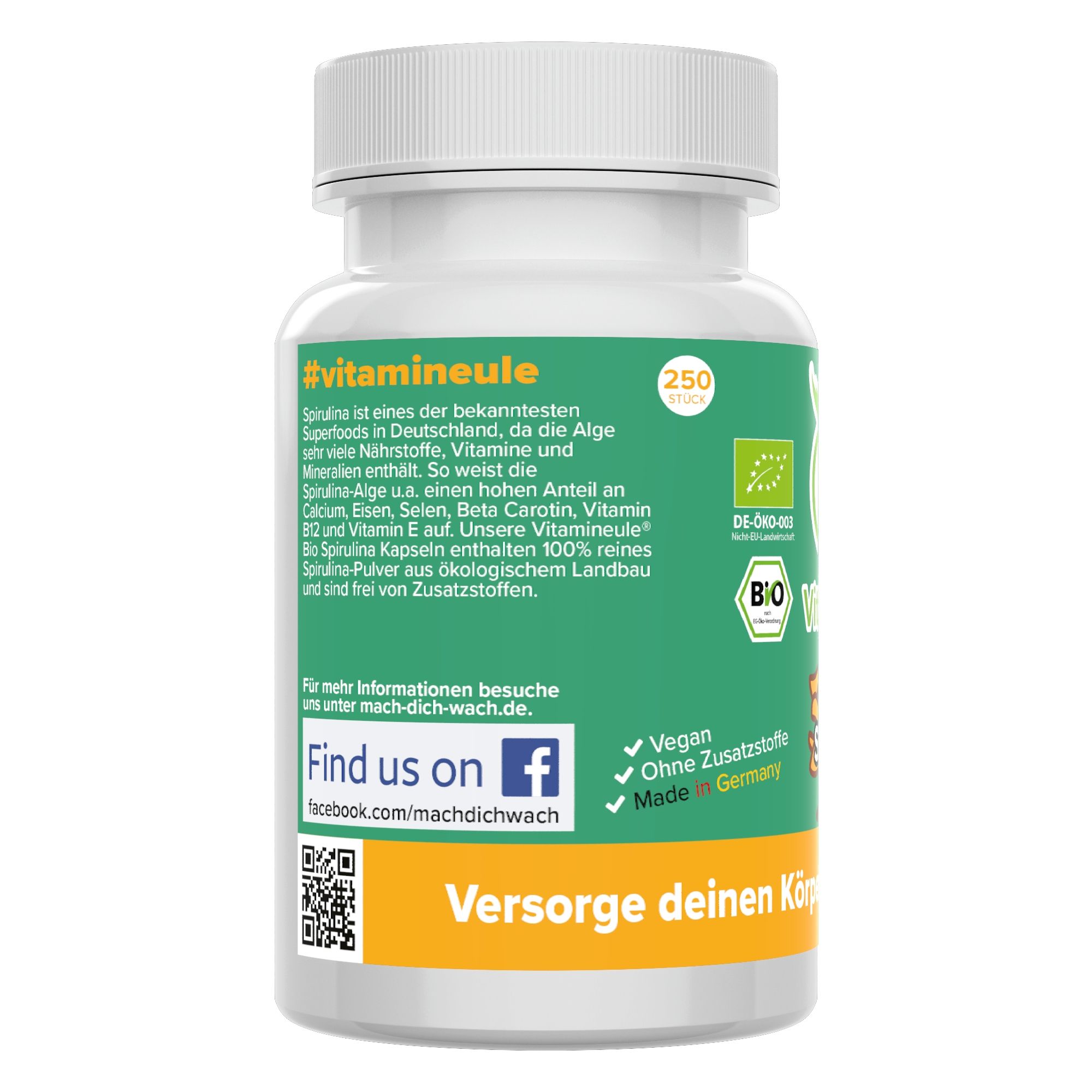Bio Spirulina Kapseln - Vitamineule®