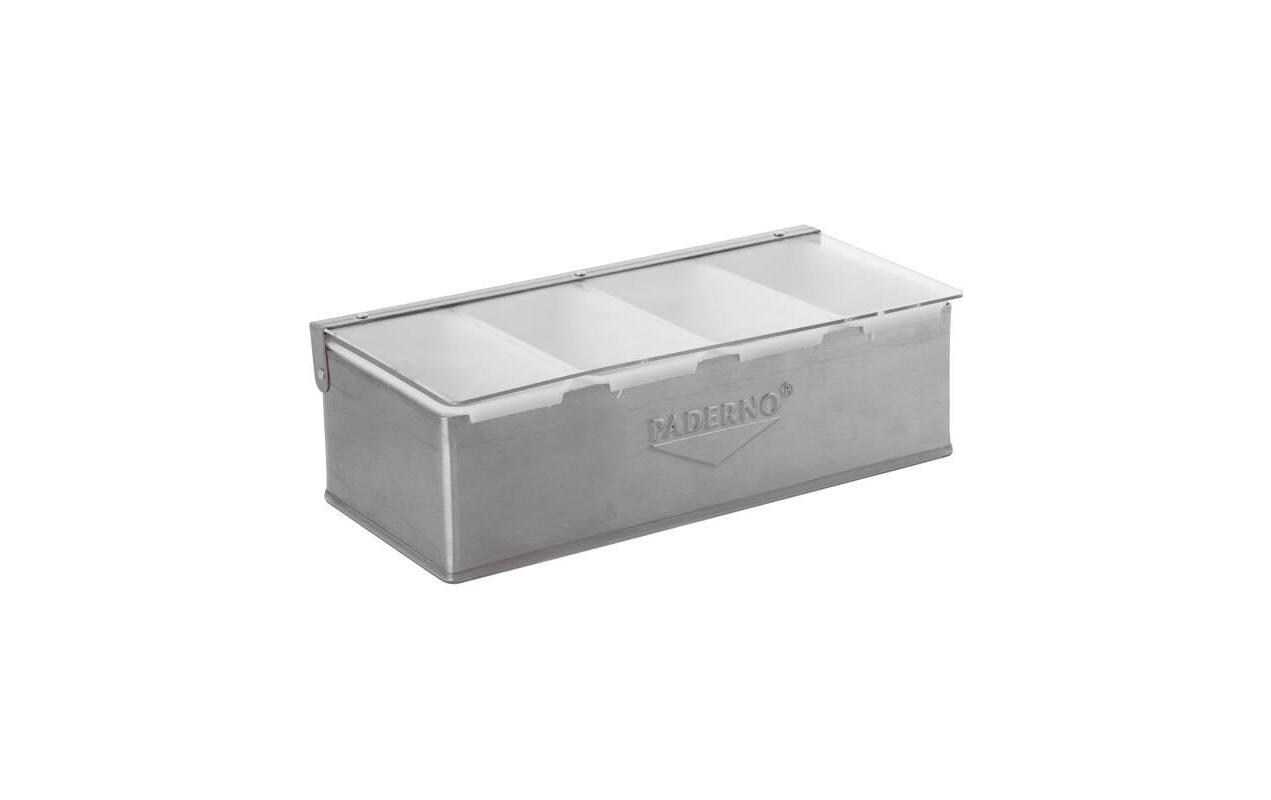 Gewürzspender 32 cm x 16 cm EdelstahlBeilagenbuffet